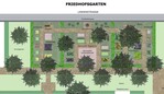 Plan des Friedhofsgartens auf der Landesgartenschau Aschersleben 2010