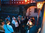 Bei einer Führung durch die Heppenheimer Altstadt mit ihren Scherenschnittlaternen erfuhren die Teilnehmer der BVE-Tagung viel über die hessische Sagenwelt