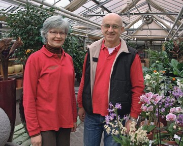 Links: Friedrich Reim und seine Schwester Petra Reim fhren das Unternehmen gemeinsam