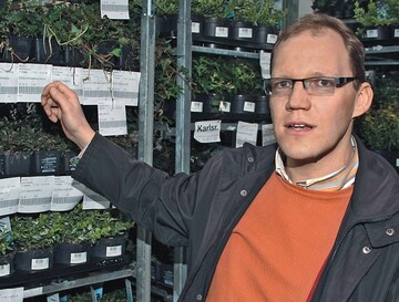Koordiniert sehr erfolgreich die Aktivitten innerhalb der Grtnersiedlung und den Kontakt zwischen Grtnern und Dehner: Stefan Glde, Geschftsfhrer der Grtnersiedlung Rain
