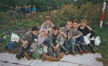 Azubis aus Werder im September 1990