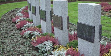 Einheitlich bepflanzte und gepflegte Grber sind das Merkmal der Ruhegemeinschaft in Magdeburg