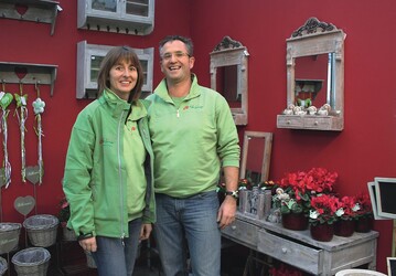 1 Manuela und Bernhard Halmer machen das Beste aus ihrem lndlichen Standort
