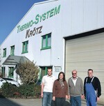 Erfolgreiches Familienteam: Marcel, Dorothea, Heinz und Patrick Krötz.