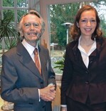 Prof. Dr. Jürgen Grunewaldt, Geschäftsführer Ciopora Deutschland, und die bisherige Vorstandsvorsitzende Friederike von Rundstedt