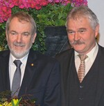 Neuer und alter Präsident des Wirtschaftsverbands Gartenbau: Henning Sannemann (links), Manfred Behre