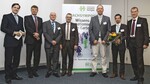 2 Die Referenten des ersten Symposiumstags (von links): Christian Rätsch, Dr. Werner Kloos, Werner Riedel, Jürgen Mertz, Professor Dr. Bernhard Beßler, Dr. Stefan Rehm, Frithjof Gutberlet.