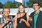 6 Bronze in der Stufe B erhielt das Team Bayern. Von links: Fabian Hartmann (Blumen Haab, Mark Wald), Agnes Friedrich (Gärtnerei Jung, Ebenhofen) und Maximilian Linder (Gärtnerei Jung, Ebenhofen).