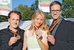 5 Bronze in der Stufe A erhielt das Team Sachsen. Von links: Clemens Gabert (Botanischer Garten, Leipzig), Maria Weißbach (Obstland Dürrweitzschen, Grimma) und Andreas Tschanter (Stadt Leipzig).