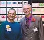 6 Dr. Karlheinz Kröll und Margit Wolf, Blütenpracht (Köln), präsentierten das Vermeille-Konzept, bei dem Blumen auf natürliche Weise haltbar gemacht werden.