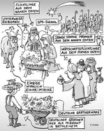 Mit der Karre zur Krippe