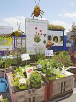 Urban Gardening und naturnahe Angebote fanden auf dem Freigelände einen schönen Rahmen.