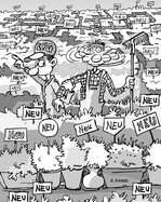 Orientierung im Neuheitenlabyrinth