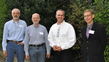 Von links: Thomas Lohrer, Christoph Hoyer, Derk Ehlert, Heinrich Beltz.