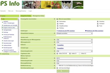 Die neue Engpass-Analyseim Pflanzenschutz-Informationssystem PS Info bietet einen kostenlosen Faktencheck zu aktuellen und historischen Zulassungen.