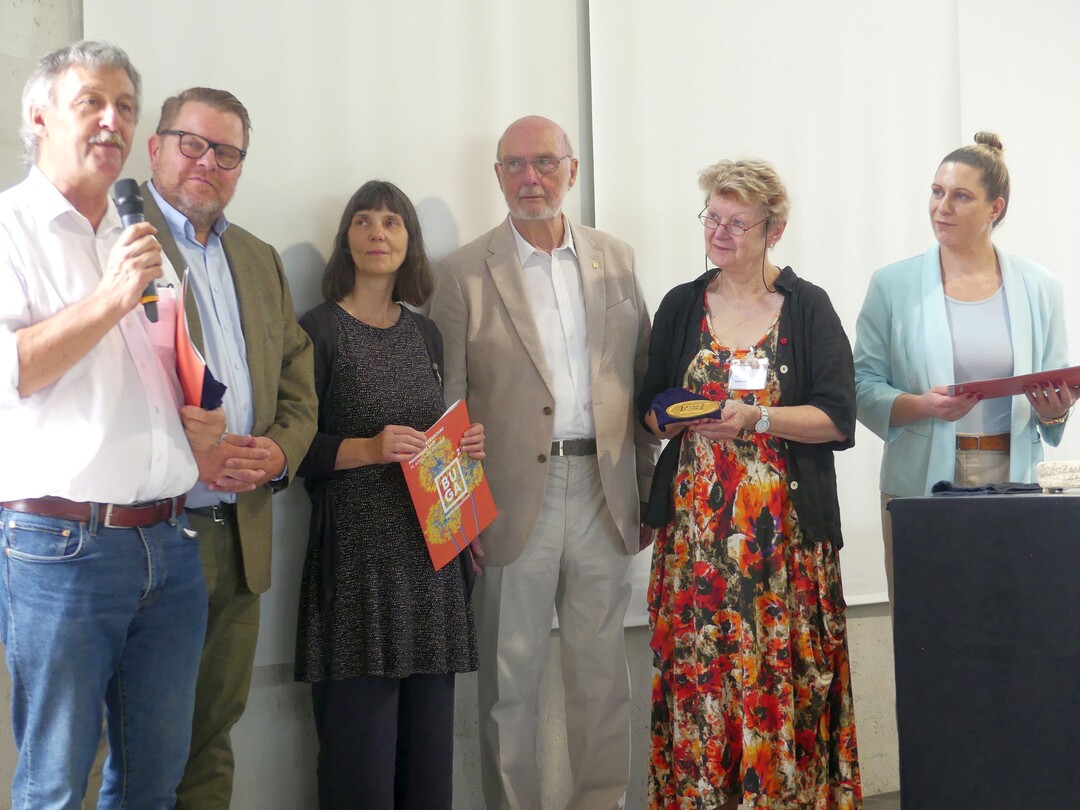 V.l.:Jrgen Carocci, Rdiger Eckhardt, Iwa Antonowa, Elmar Heil, Beate Zieroth,Lydia Frotscher.