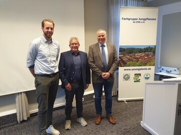Neu gewhlte Vorstandsmitglieder v.l.n.r.: Jan Nelien, Georg Kurz, Frank Silze