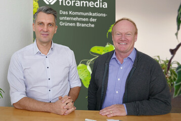 Richard Petri (rechts) wird als Geschftsfhrer von Floramedia Deutschland Nachfolger von Marco Schmitt.