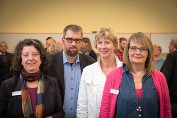 Haben bei der Landwirtschaftskammer Niedersachsen die Zertifizierung fr Hilfskrfte im Gartenbau und in der Hauswirtschaft mit auf den Weg gebracht (von links): Christa Hallmann-Rosenfeldt (stellvertretende Leiterin des Fachbereichs Aus- und Fortbildung, Landjugend), Marcel-Alexander Janen (Leiter des Fachbereichs Berufsbildung im Gartenbau, Niederschsische Gartenakademie), Juliane Pegel (Leiterin des Sachgebiets Aus- und Fortbildung in der Hauswirtschaft) und Simone Heckmann (Beraterin in der Berufsbildung fr die Berufe Grtner/in und Werker/in, Inklusion).