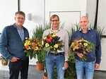 In den Vorstand gewählt wurden Friedhelm Türich, Harald Hallen und Ralf Zirener (v.l.n.re.)