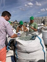 Bestaunt wurde die Materialvielfalt und die einladenden, neuen Ausstellungsflächen des Baumateriallieferanten Léon Steffes in Alzingen.
