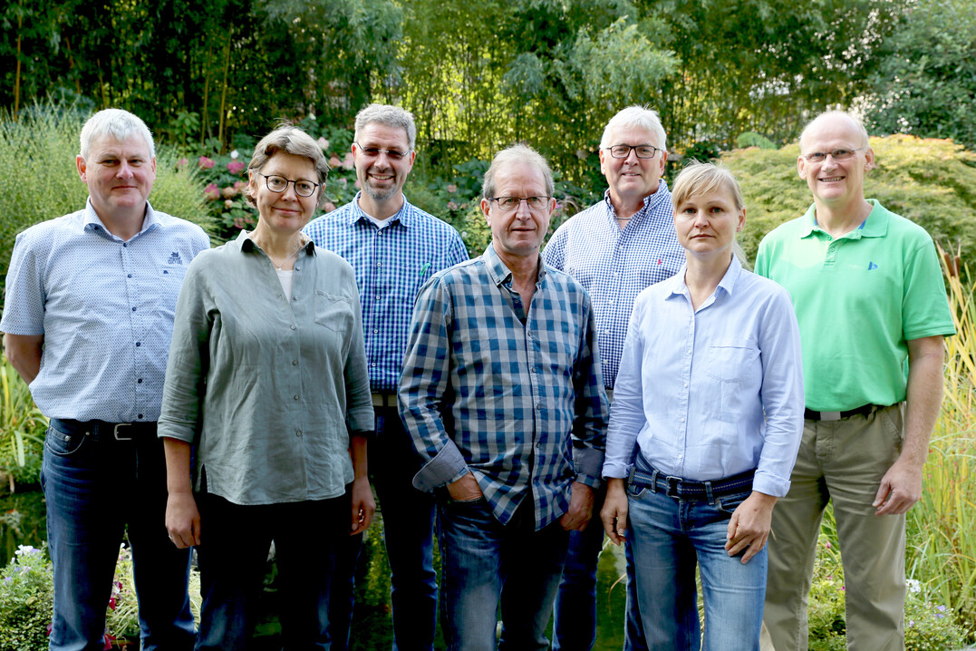 v.l.n.r.: Klaus Bingel, Margarete Kleine, Herbert Janssen, Michael Knobloch, Jan Verbraeken, Nicole Bergmann, Pim Westerman; nicht im Bild: Thomas Stiller