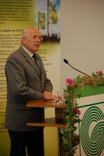 Klaus Hoffmann warb bei den anwesenden ZVG-Delegierten dafür, bei Städten und Gemeinden
für die Teilnahme am Wettbewerb „Entente Florale“ zu werben.