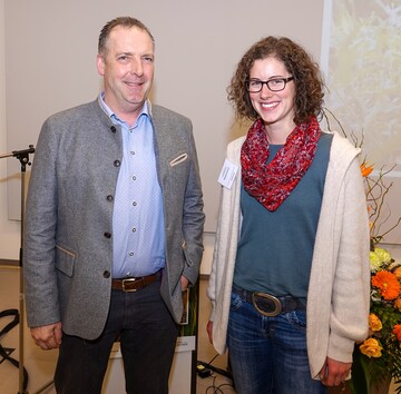 Raphaela Gerlach, Arbeitsgemeinschaft deutscher Junggrtner (AdJ), wurde von den Staudengrtnern und von Michael Moll herzlich bei der Wintertagung empfangen. Der BdS untersttzt das Netzwerk junger Staudengrtner der AdJ.