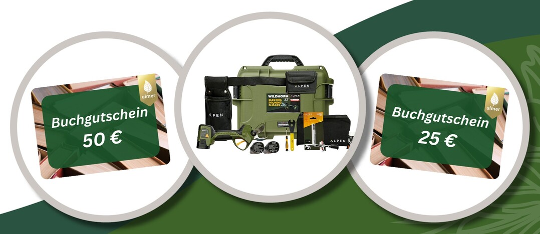 The main prize is the Wildhorn 32 electric pruning shears from Alpen Powertools, which combine Swiss craftsmanship with state-of-the-art technology.