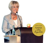 1 Eva Kähler-Theuerkauf, Präsidentin des Landesverbands Rheinland, eröffnete die Kampagne „Natürlich schöne Augenblicke“.