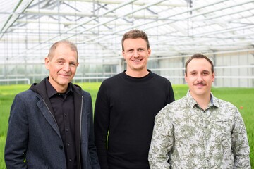 Von links: Claus Geiler, Vincent Hiedl und Lorenz Hiedl.