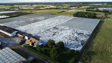 Hagel in Frankreich bei Orlans.