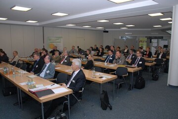 Teilnehmer des Fachsymposiums Wissens- und Informationsvernetzung im Gartenbau. 