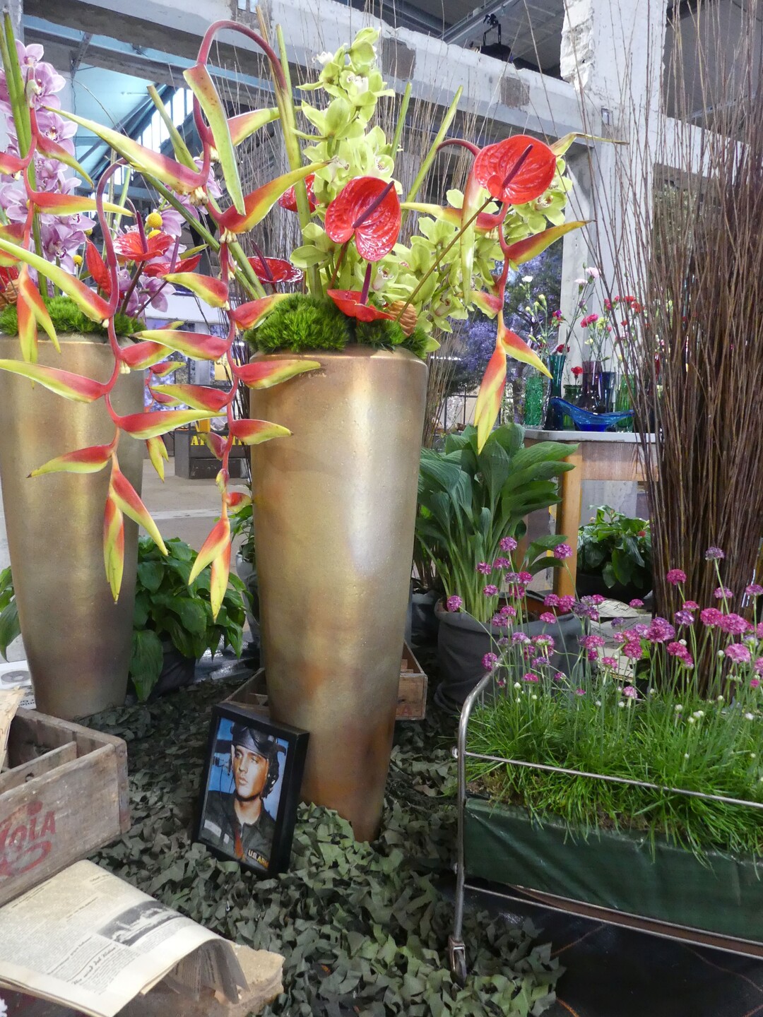 Details aus der Installation Das bunte Leben
