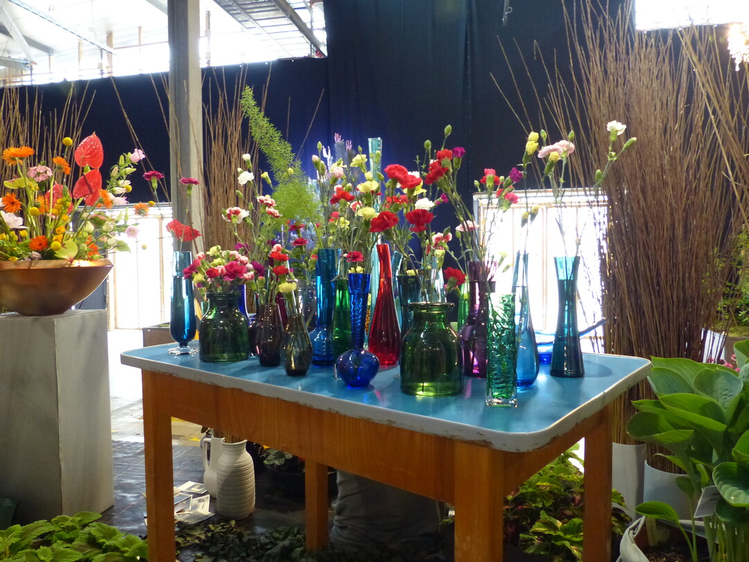 Details aus der Installation Das bunte Leben