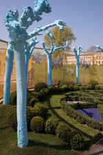 Gartenkunst im Garten am Marstall.