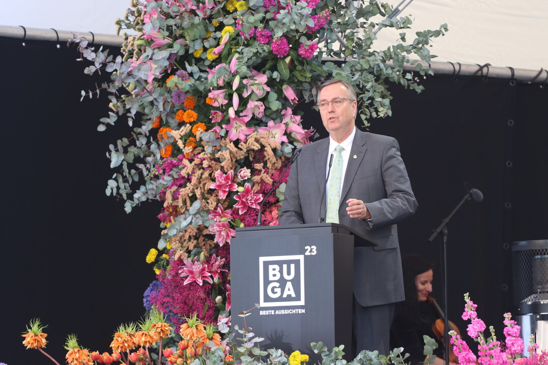 Betonte den Wert von Grn: Hajo Hinrichs, Vorsitzender der Gesellschafterversammlung der DBG.
