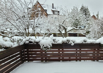 in der zweiten Januarhlfte verwandelten sich die Niederschlge gebietsweise in Schnee,