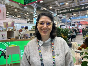 Am Gemeinschaftsstand von Costa Rica in Halle 1 sind zehn Unternehmen aus der Produktion und dem Export vertreten. Promoterin Daniela Escobar steht gerne f�r Fragen bereit.