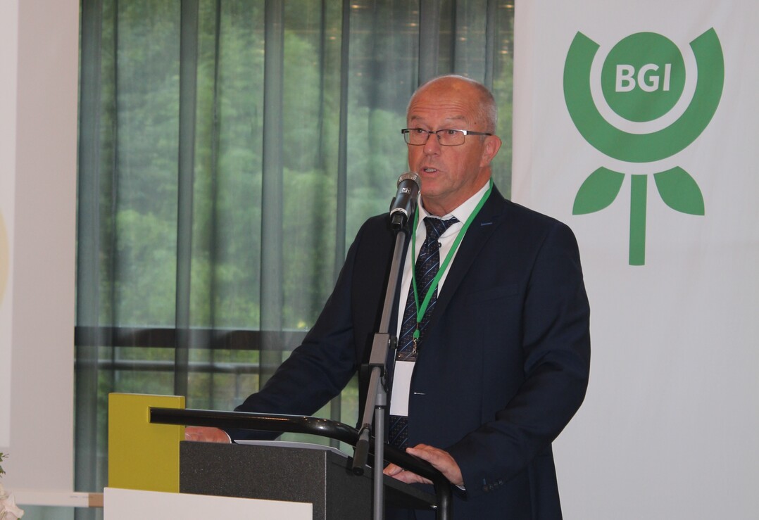 BGI-Prsident Norbert Engler freute sich auf einen internationalen, inspirierenden BGI-Verbandstag.