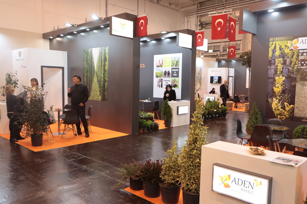 In Halle 5 ist die Vielfalt der türkischen Gartenbaubranche zu finden.