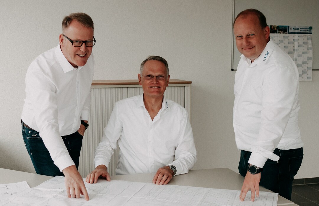 v.l.n.r. F. Thürnau, R. Cattau, S. Fehring-Kleffmann