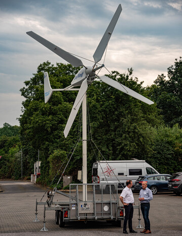 Auch Lsungen zur Windenergie wurden auf dem Innovationstag vorgestellt.