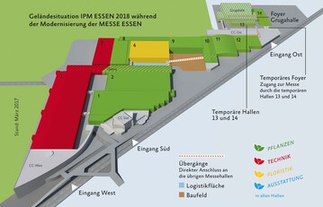 Gelndeplan der IPM ESSEN 2018 