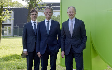 (v.l.) Bernd Wehming, Norbert Siebels, Moritz Bcking