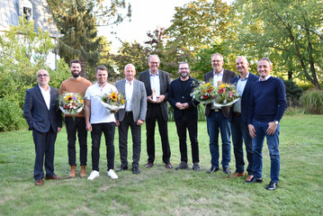 Landgard-Award 2022: Die Preistrger und die Laudatoren.