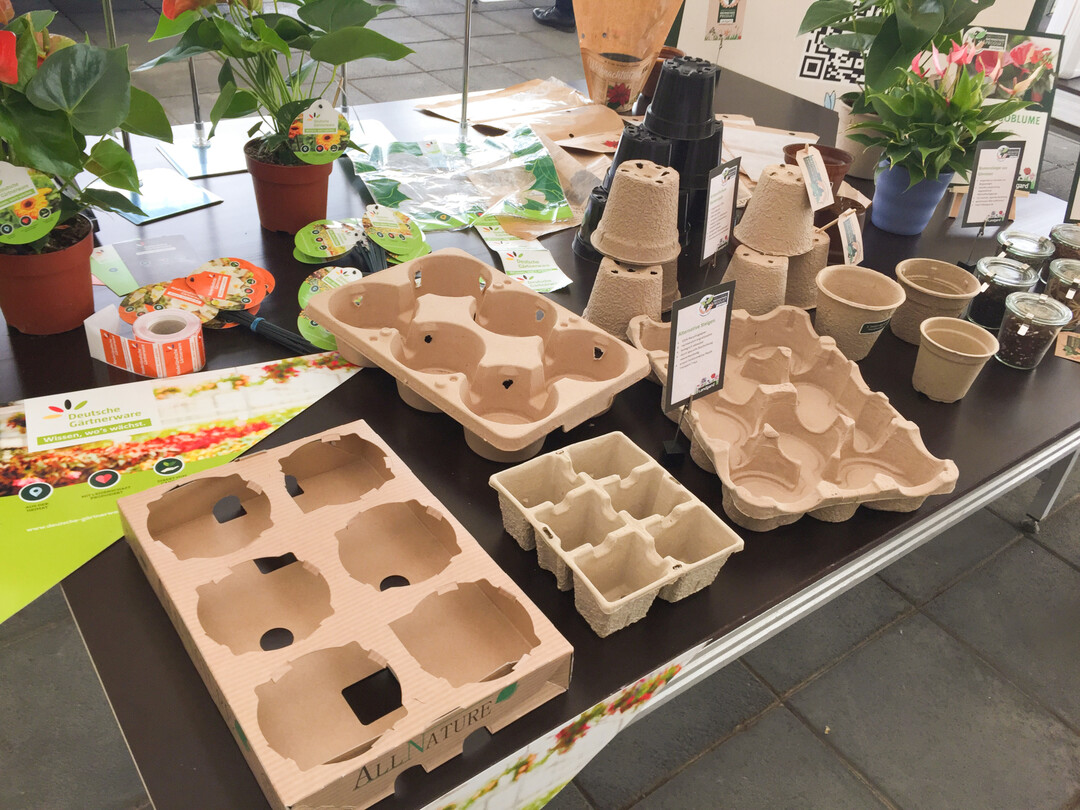 Lieferanten des Gartenbaubedarfs nutzten den Innovationstag, um sich und ihre Produkte vorzustellen