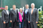 Auf dem Foto (von links): Armin Rehberg, Ronald Pofalla, Margret Voßeler, Bert Schmitz und Karl Voges.