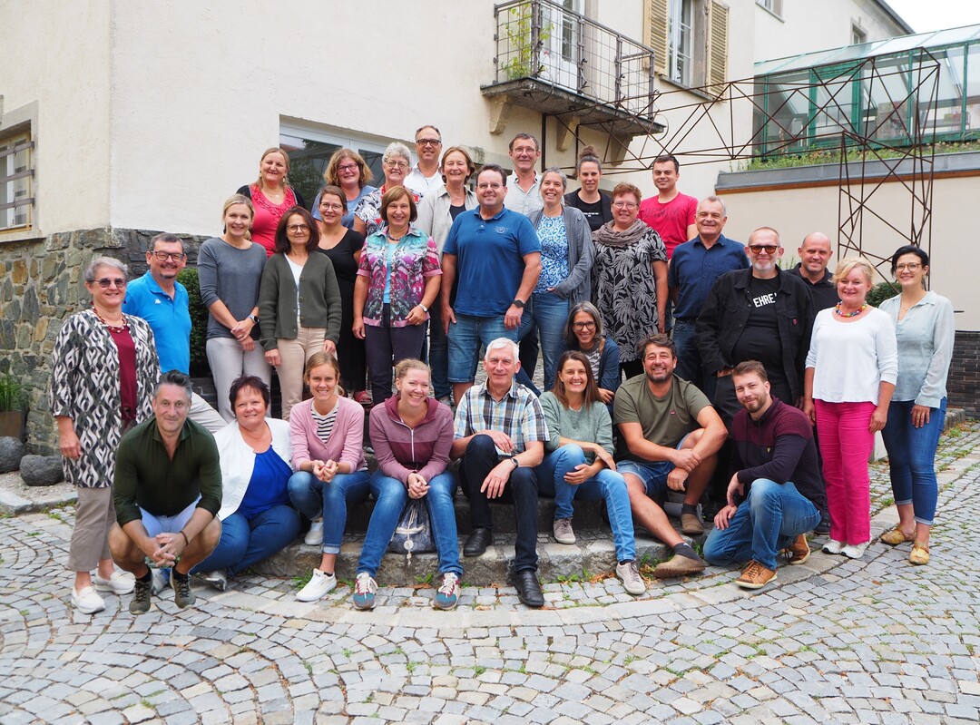 Lehrerkräfteteam der Gartenbauschule Langenlois mit Berufsschuldirektor Andreas Kovac (vorne Links) und Fachschuldirektor Franz Fuger (vorne Mitte)