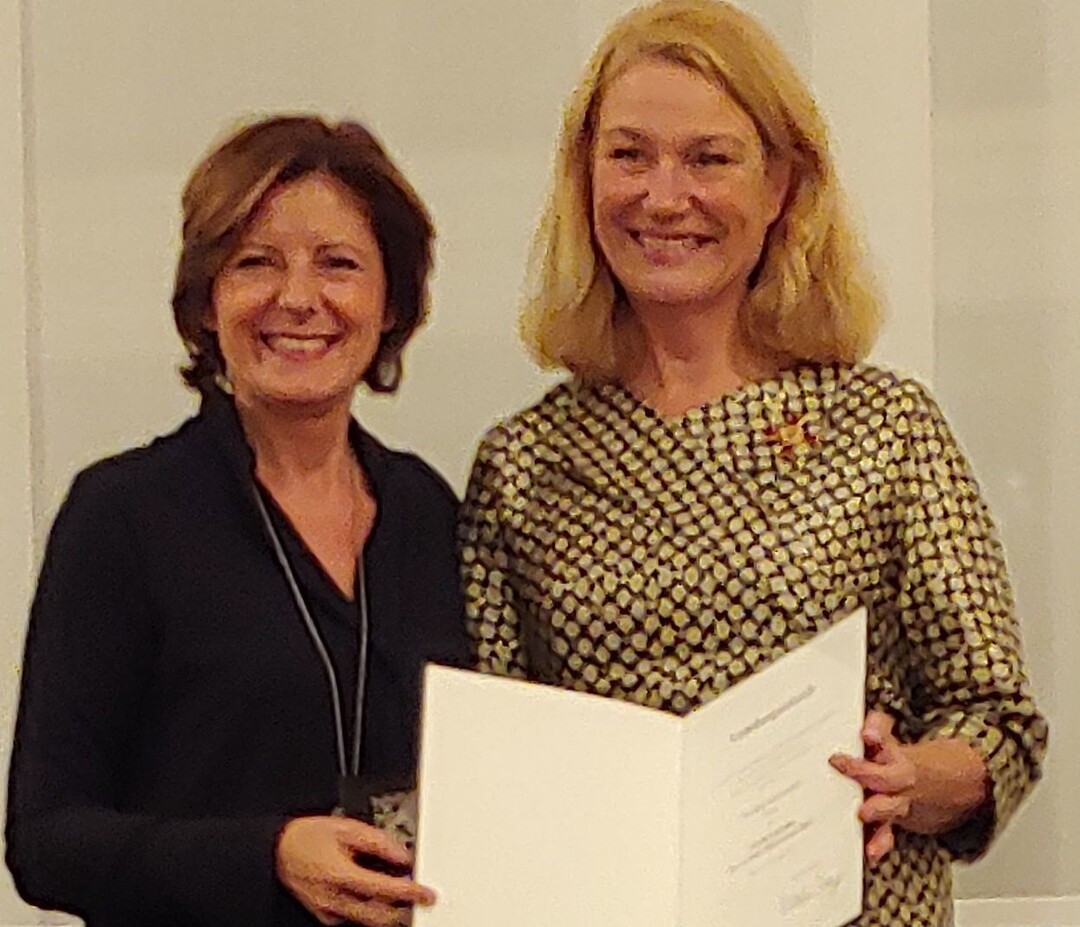 Ministerpräsidentin von Rheinland-Pfalz, Malu Dreyer, und Heike Boomgaarden